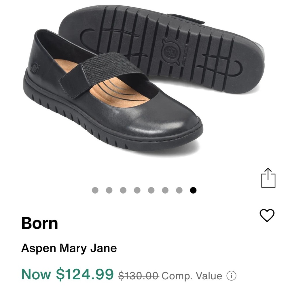 Born  NWT Leather Mary Janes